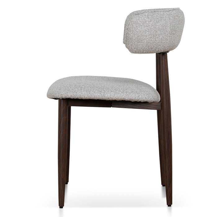 Walnut Dining Chair - Clay Beige (Set of 2)