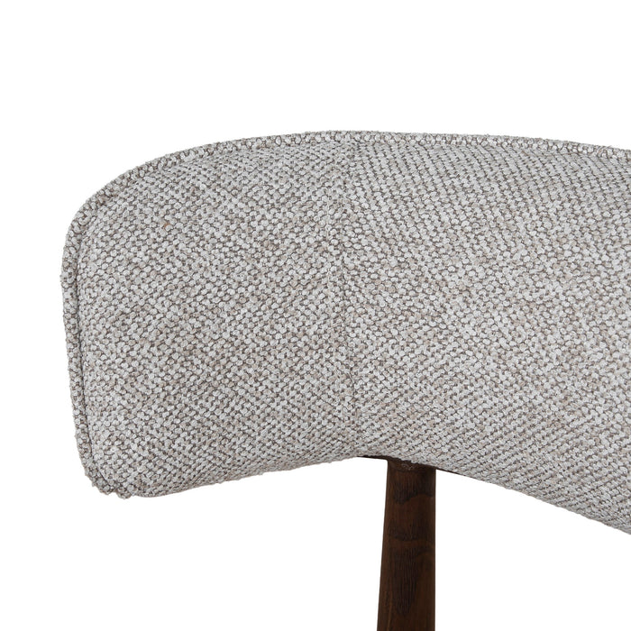 Walnut Dining Chair - Clay Beige (Set of 2)