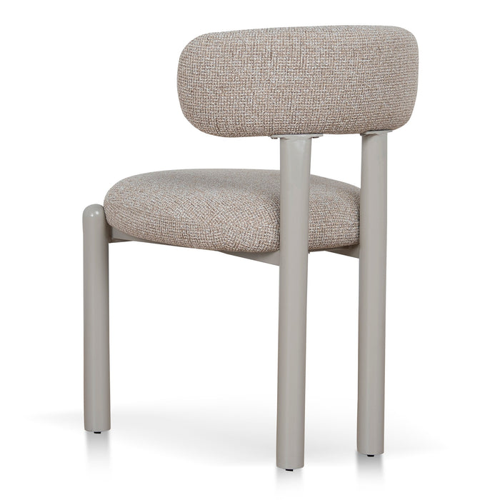 Set of 2 - Thalora Cream Dining Chair - Verona Sand Weave