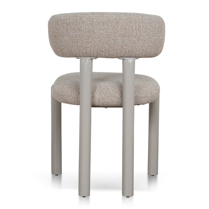 Set of 2 - Thalora Cream Dining Chair - Verona Sand Weave