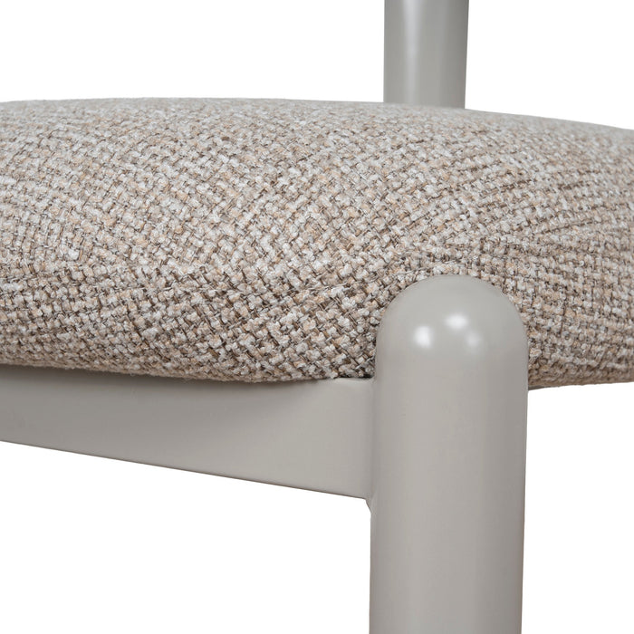 Set of 2 - Thalora Cream Dining Chair - Verona Sand Weave