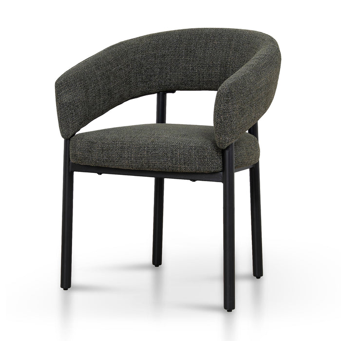 Black Dining Chair - Kaitoke Green (Set of 2)