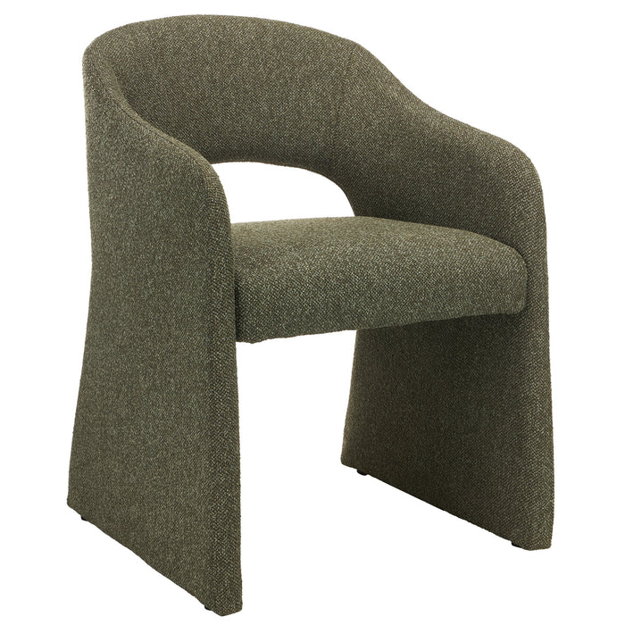 Valtero Fabric Dining Chair - Twill Green (Set of 2)