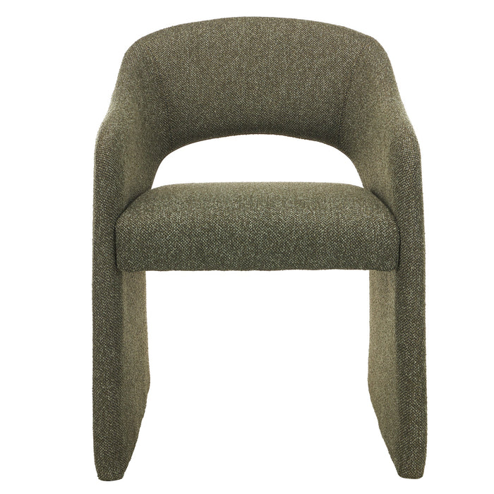 Valtero Fabric Dining Chair - Twill Green (Set of 2)
