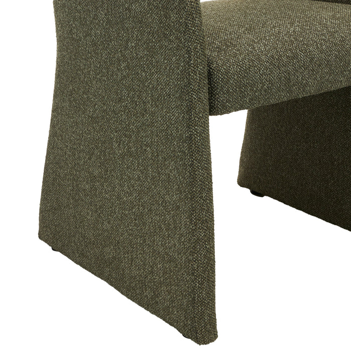 Valtero Fabric Dining Chair - Twill Green (Set of 2)