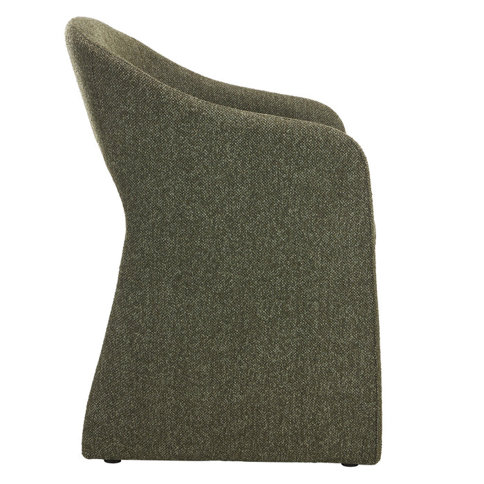 Valtero Fabric Dining Chair - Twill Green (Set of 2)
