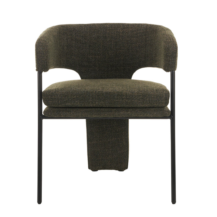 Lorvain Fabric Dining Chair - Kaitoke Green (Set of 2)