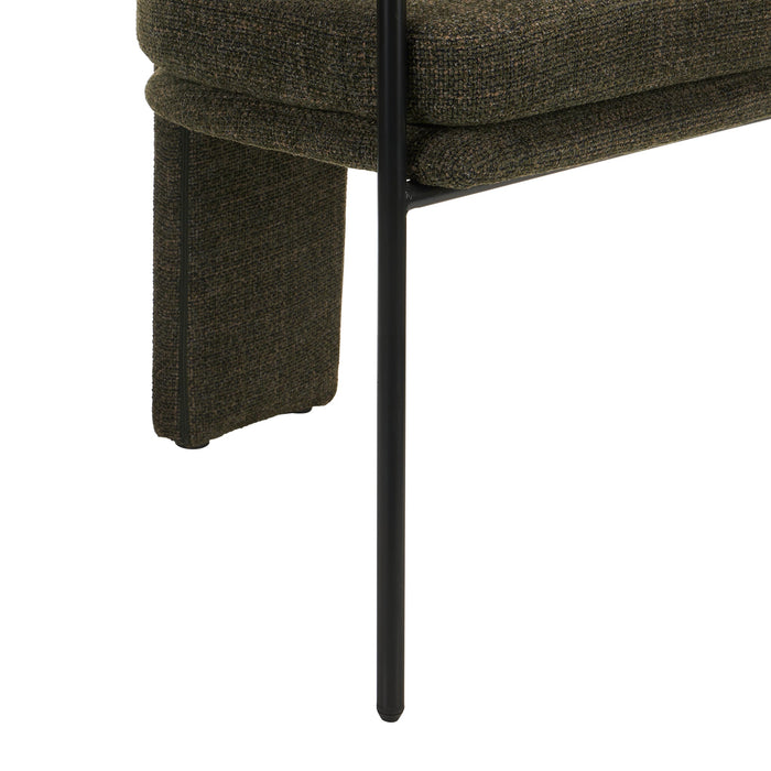 Lorvain Fabric Dining Chair - Kaitoke Green (Set of 2)