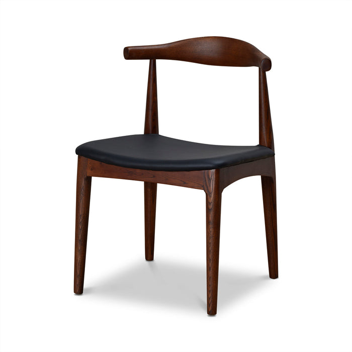 CDC181 Elbow Dining Chair - Dark Brown (Set of 2)