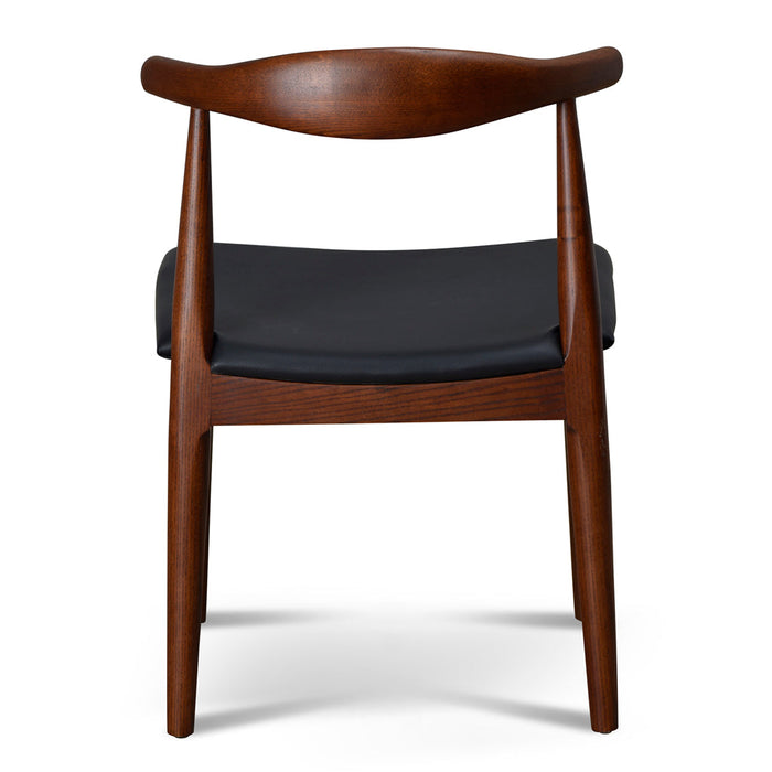 CDC181 Elbow Dining Chair - Dark Brown (Set of 2)