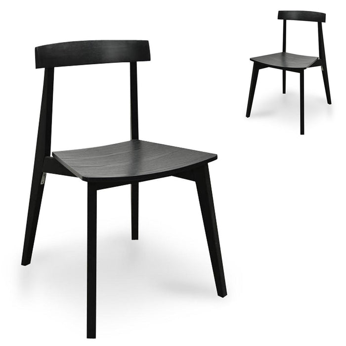 CDC2422-DR Dining Chair - Black (Set of 2)