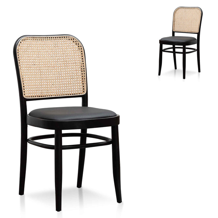 CDC6382-SD Dining Chair - Black (Set of 2)