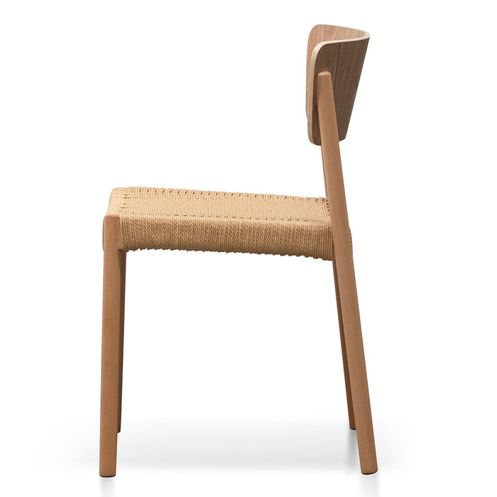 CDC6803-SD Rope Seat Dining Chair - Natural (Set of 2)