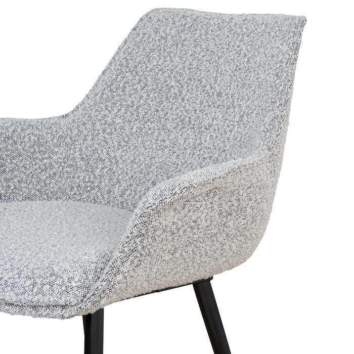 Nola Dining Chair - Moonlit Pepper Boucle (Set of 2)