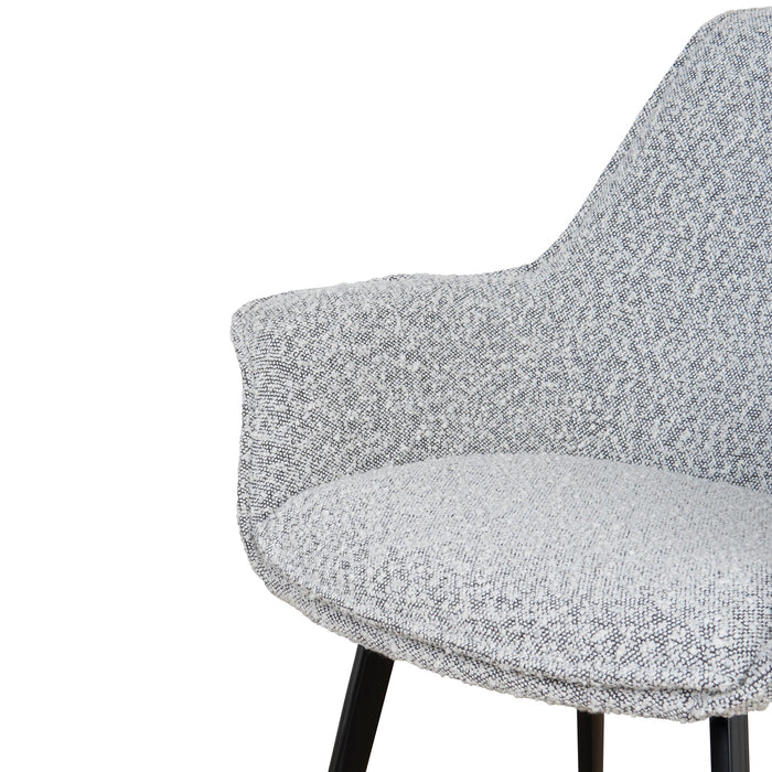 Nola Dining Chair - Moonlit Pepper Boucle (Set of 2)