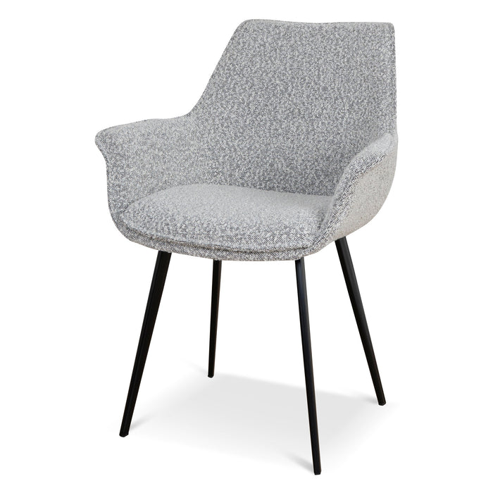 Nola Dining Chair - Moonlit Pepper Boucle (Set of 2)