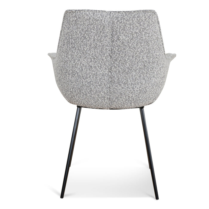 Nola Dining Chair - Moonlit Pepper Boucle (Set of 2)