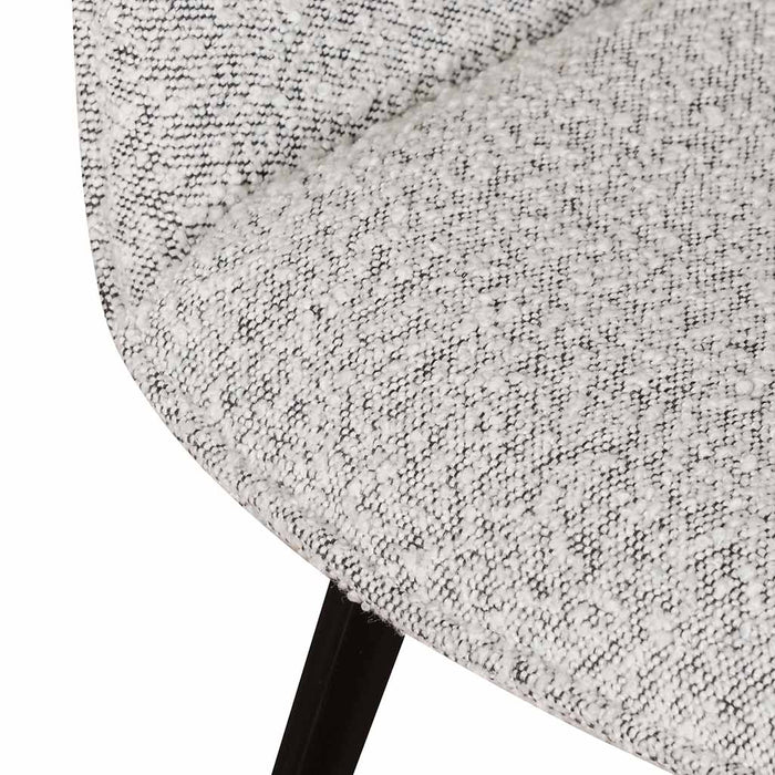 CDC6876-SE - Dining Chair - Moonlit Pepper Boucle (Set of 2)