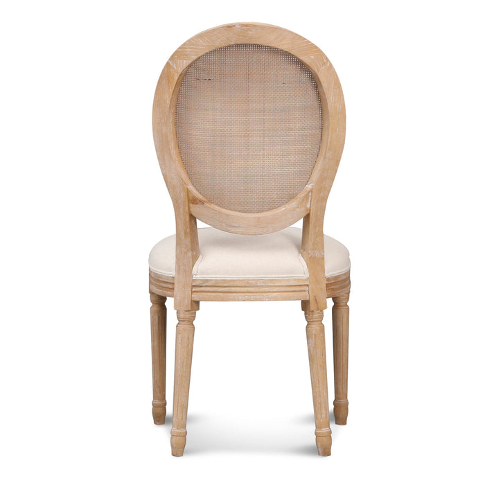 CDC8000-LJ ELM Dining Chair - Light Beige (Set of 2)