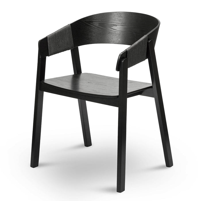 CDC8198-SD Dining Chair - Full Black (Set of 2)