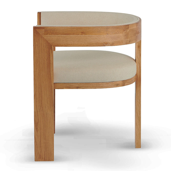 Set of 2 - Miles Dining Chair - Dawn Beige
