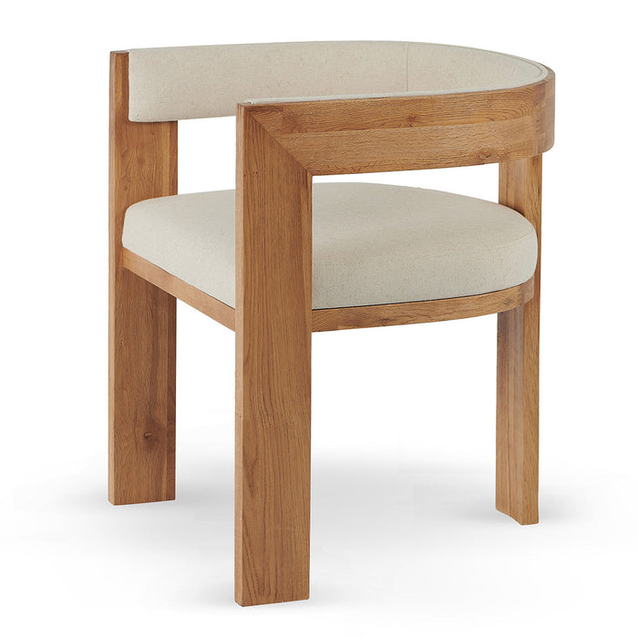 Set of 2 - Miles Dining Chair - Dawn Beige