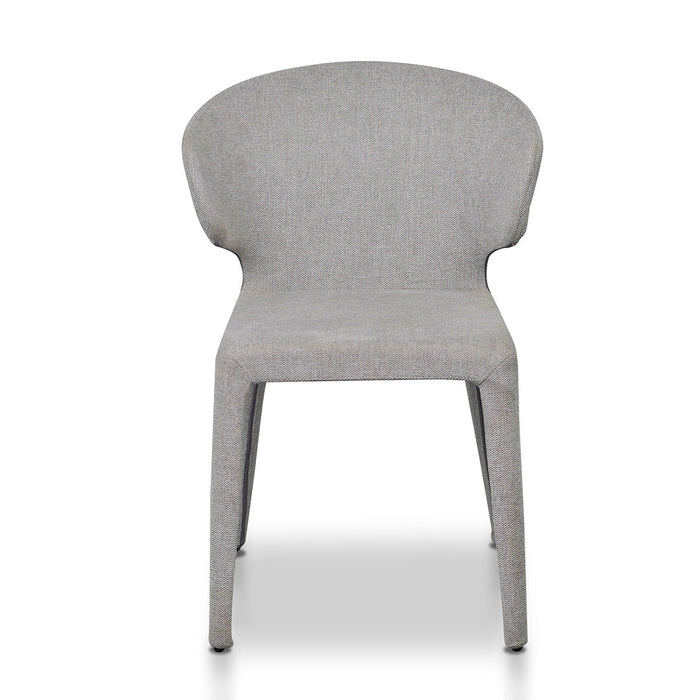 CDC8420-FH Fabric Dining Chair - Coastal Light Grey (Set of 2)