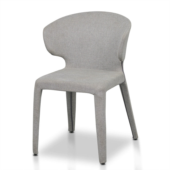 CDC8420-FH Fabric Dining Chair - Coastal Light Grey (Set of 2)