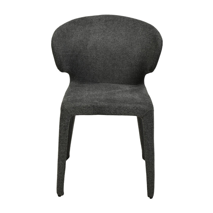 CDC8463-FH Fabric Dining Chair - Charcoal Grey (Set of 2)