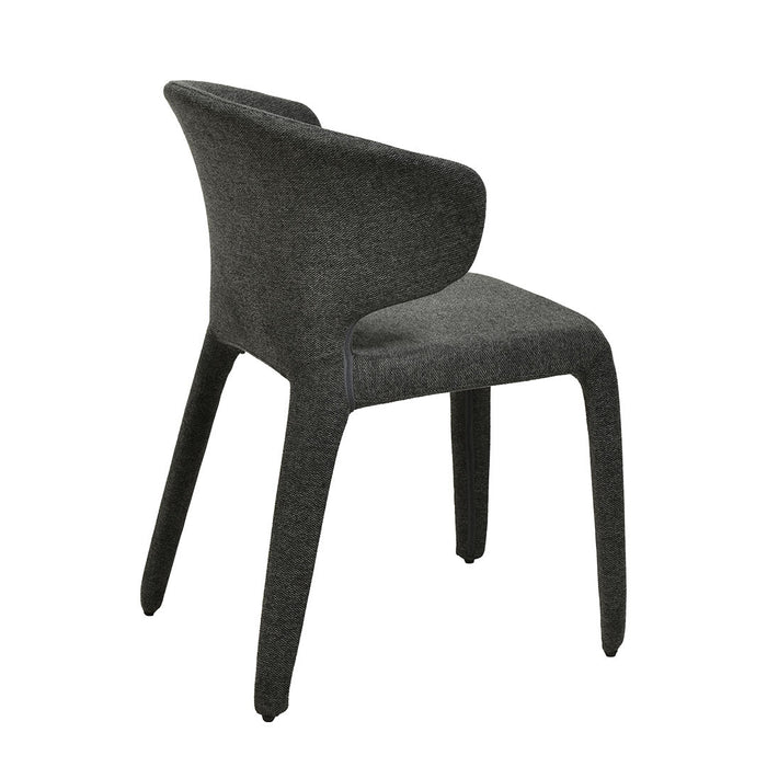 CDC8463-FH Fabric Dining Chair - Charcoal Grey (Set of 2)