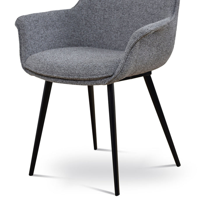 Nola Dining Chair - Spec Charcoal (Set of 2)