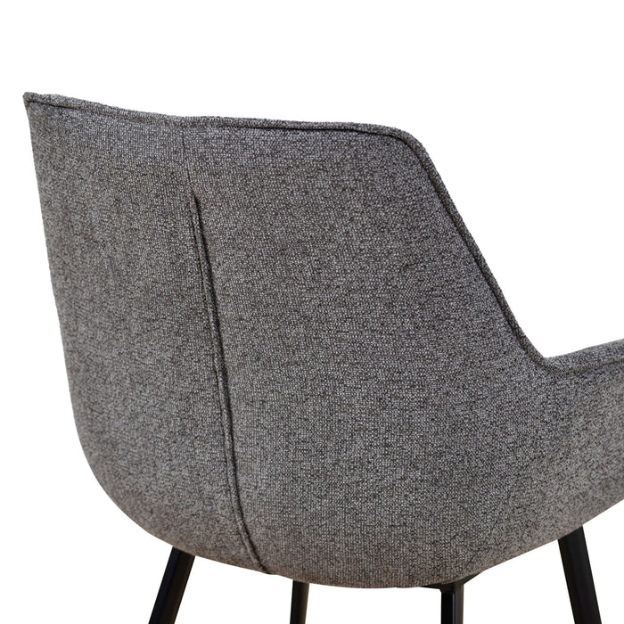 Nola Dining Chair - Spec Charcoal (Set of 2)