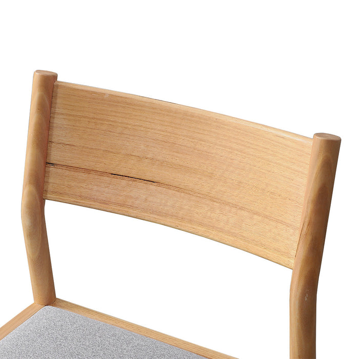 CDC8770-MAx2 Mirit Natural Dining Chair - Moon Grey (Set of 2)