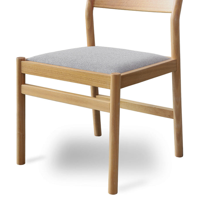 Mirit Natural Dining Chair - Moon Grey (Set of 2)