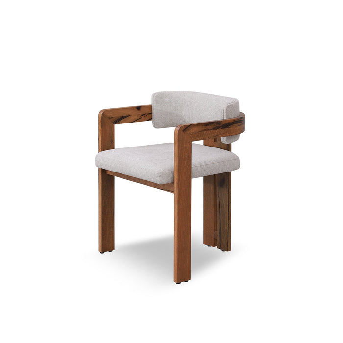 CDC8773-MA Natural Marri Dining Chair - Stone Beige (Set of 2)