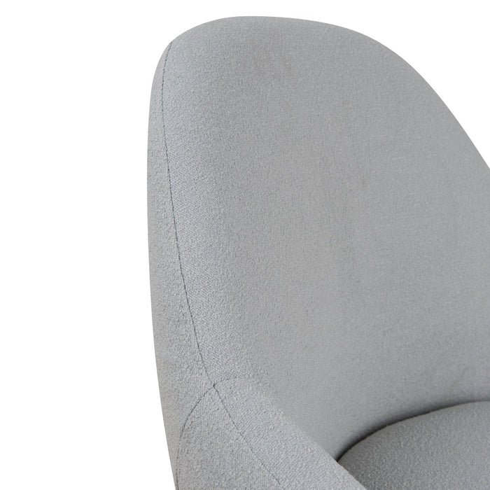 CDC8888-LF Fabric Dining Chair - Pale Grey