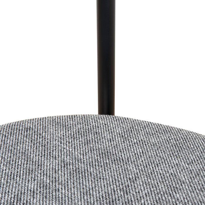 Set of 2 - Oneal Fabric Dining Chair - Lava Grey