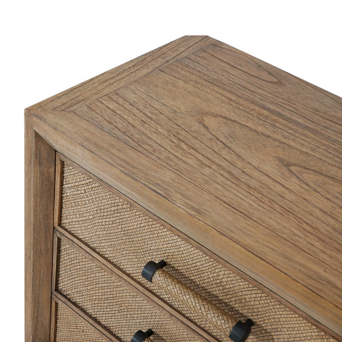 Cypress 3 Drawer Bedside