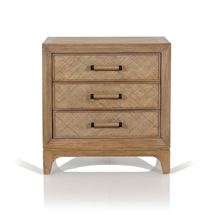 Cypress 3 Drawer Bedside