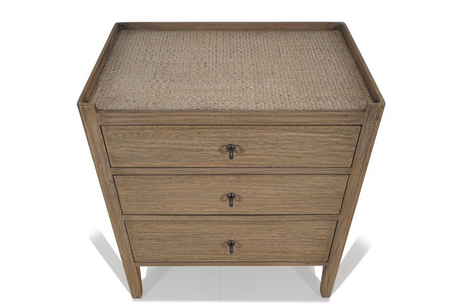 Savannah 3 Drawer Bedside