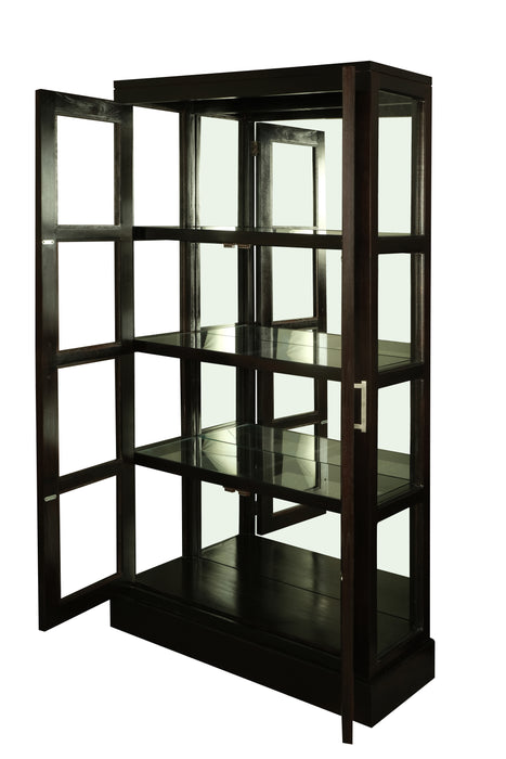 Paris Mirror Display Cabinet (Chocolate)