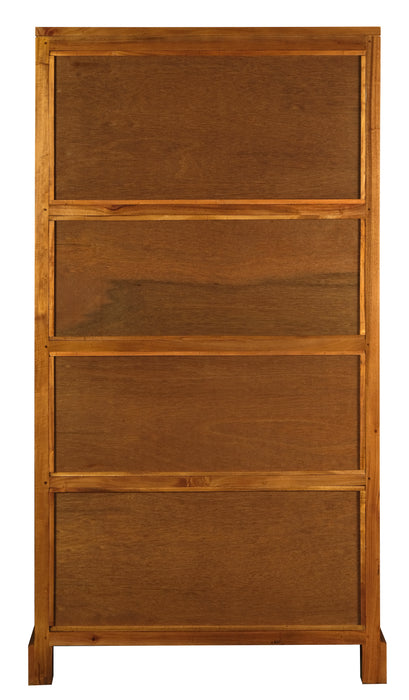 Paris Mirror Display Cabinet (Light Pecan)