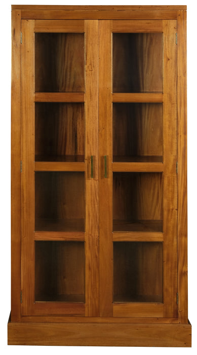 Paris Display Cabinet (Light Pecan)