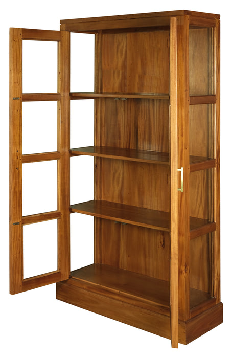 Paris Display Cabinet (Light Pecan)