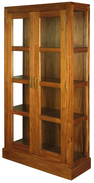 Paris Display Cabinet (Light Pecan)