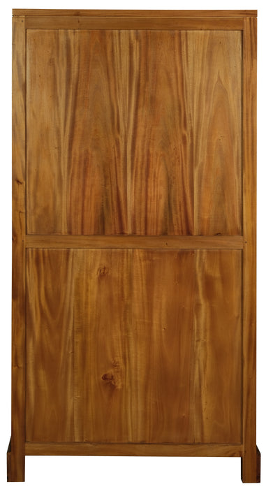 Paris Display Cabinet (Light Pecan)