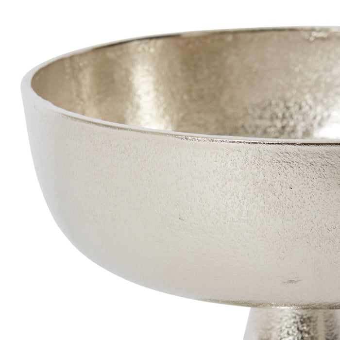 Dixson Footed Bowl - Nickel, 16cm (H)