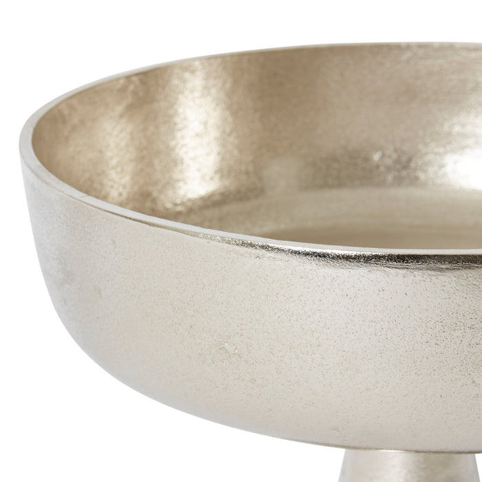 Dixson Footed Bowl - Nickel, 22cm (H)