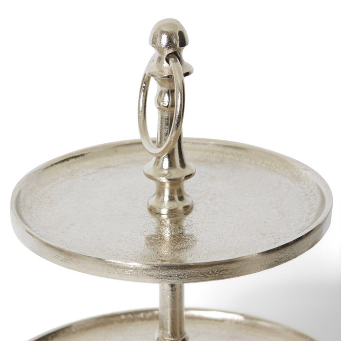 Dixson 3 Tier Stand - Nickel, 50cm (H)
