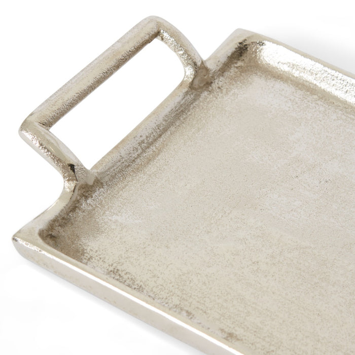 Dixson Rectangular Tray Small - Nickel